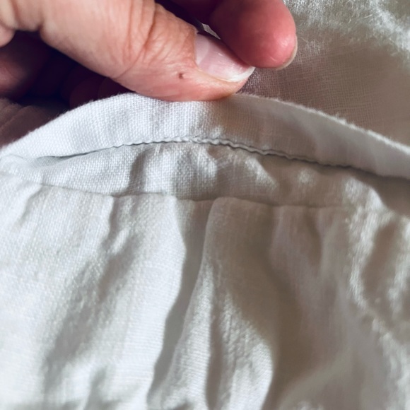 NWOT Athleta White Retreat Linen Jogger size 14 - Picture 10 of 12